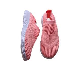 Women's pink slipon tennis shoes 8